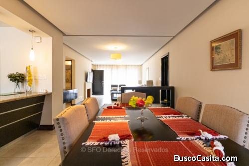 En Renta Apartamento Amueblado Zona 10 Cerca Fontabella; Idi: 105591