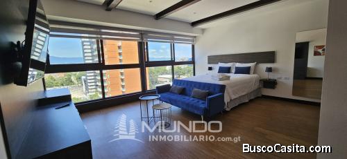 Z 10 APARTAMENTO AMOBLADO EN RENTA TIPO ESTUDIO  MUNDO INMOBILIARIO