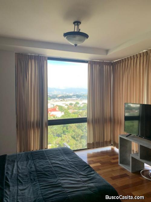 Renta de apartamento amueblado en zona 14