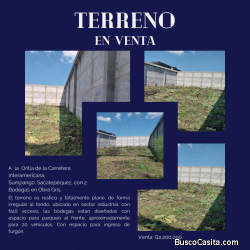 Terreno en venta en carretera interamericana 