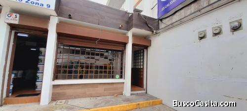 LOCAL COMERCIAL EN RENTA EN LUGAR CENTRICO EN ZONA 9