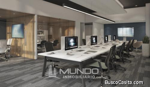 OFICINA PARA ESTRENAR EN RENTA EN ZONA 14MUNDO INMOBILIARIO