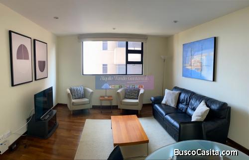 Apartamento Amoblado en Alquiler Zona 14, 1 Habitación, 65 m2, US$800