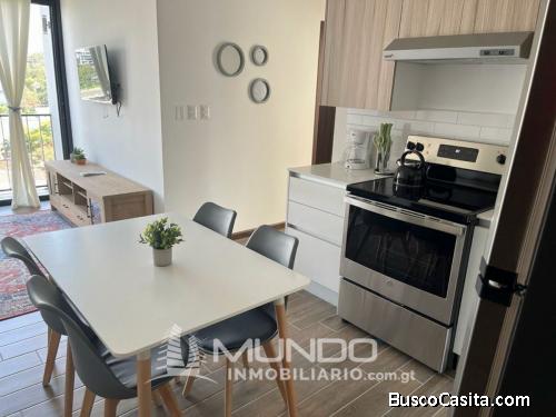 APARTAMENTO AMUEBLADO EN RENTA ZONA 13 INARA AMERICASMUNDO INMOBILIARIO