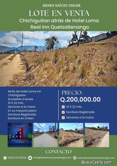 Lote en Venta Chichiguitan Quetzaltenango 