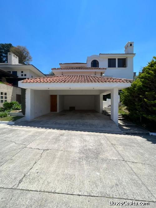 HERMOSA CASA EN KM. 18.5 CARRETERA A FRAIJANES RESIDENCIAL LA FORESTA