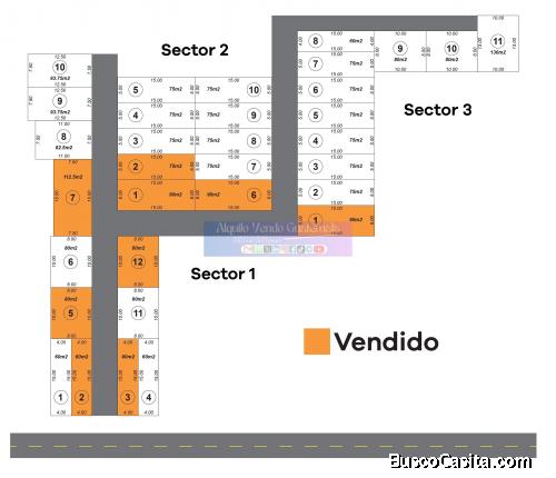 Terrenos en Venta Villa Canales, Lotificación con Portón, 80 m2, Q120,000