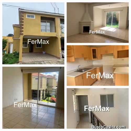 Alquilo casa de 4 dormitorios en San José Pinula 