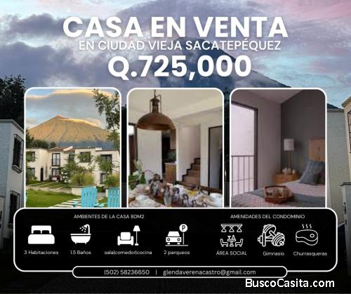 Casa en Ciudad Vieja Sacatepéquez