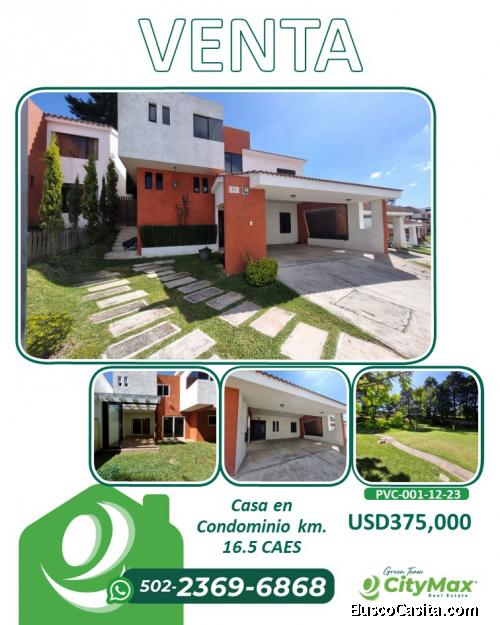 Casa en venta en Condominio km. 16.5 CAES