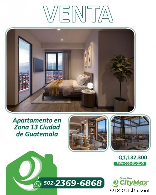 Apartamento en Venta en Zona 13 Ciudad de Guatemala