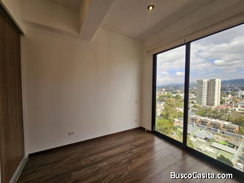 Citymax-Advance renta Apartamento nuevo en nivel alto zona 10, Edificio Moretti.