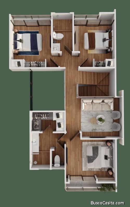 Casa en Pre-Venta con amplio jardín en Km 16.5 CAES