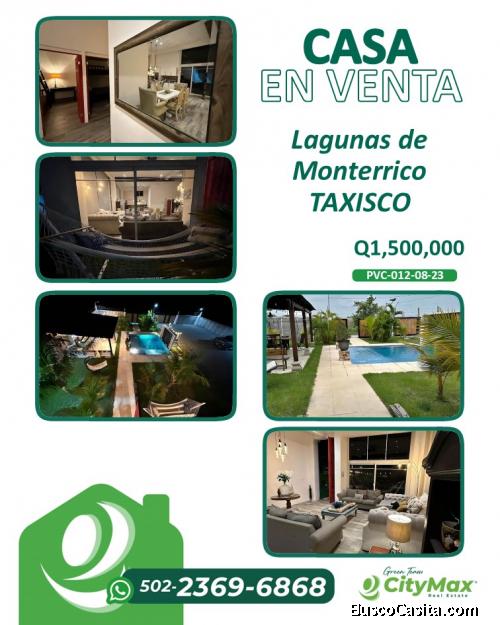 Casa en venta Lagunas de Monterrico TAXISCO