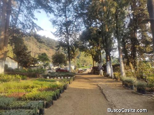 En renta, Terreno con excelente ubicación  sobre ruta de Antigua a San Lucas Sacatepéquez