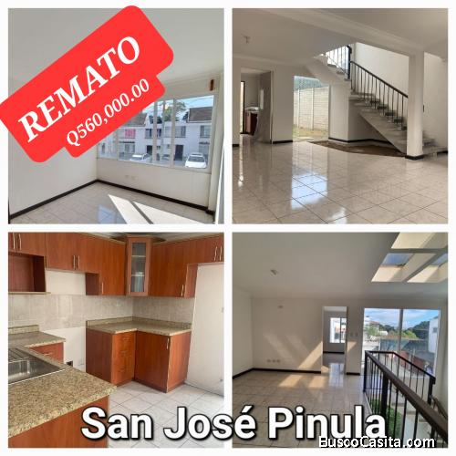 REMATO CASA NUEVA EN SAN JOSÉ PINULA,  DENTRO DE GARITA