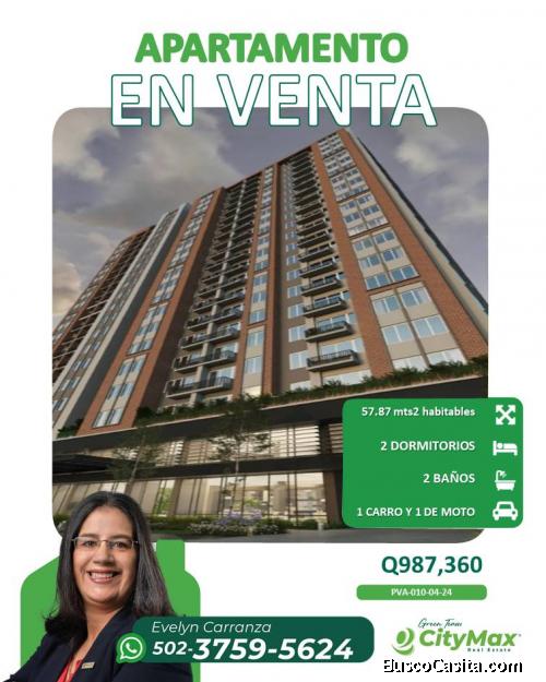 En Venta Apartamento en Edificio en zona 11