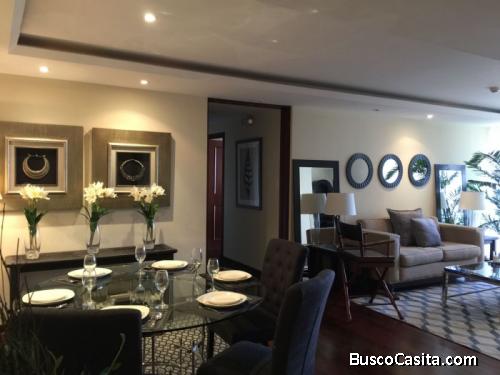 Apartamento amueblado en renta en zona 10