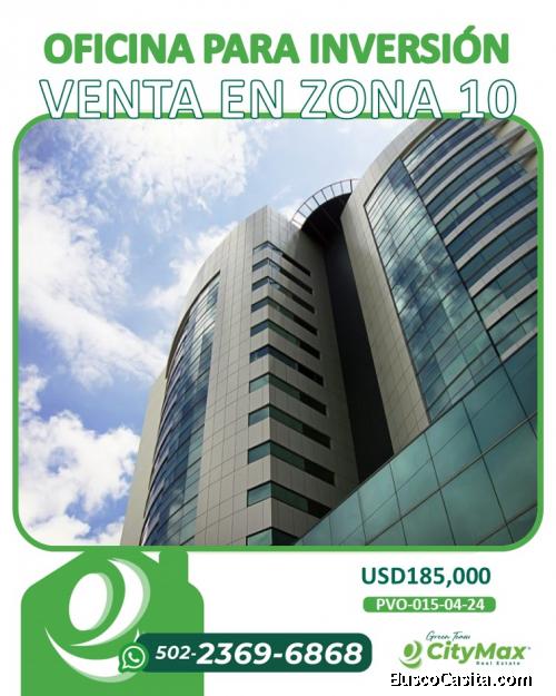 Oficina para INVERSION en Venta en Zona 10