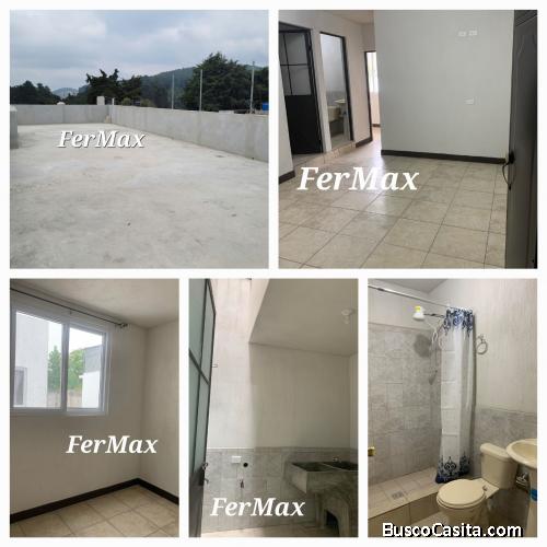 Alquilo apartamento NUEVO en zona 2 de San José Pinula,  dentro de garita 