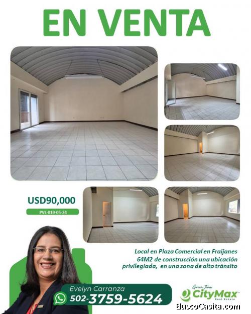 En venta Local Comercial en area de Fraijanes