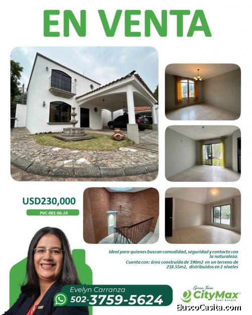 En venta casa en condominio en San Lucas, Sacatepequez