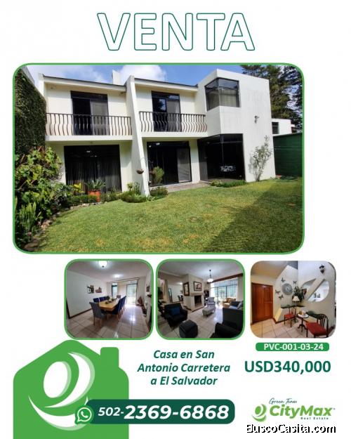 Casa en Venta en San Antonio Carretera Salvador