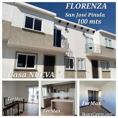 Alquilo casa NUEVA en San José Pinula.  Q3200.00 inc mantenimiento 
