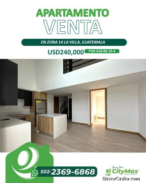 Apartamento en Venta en La Villa Zona 14, Guatemala