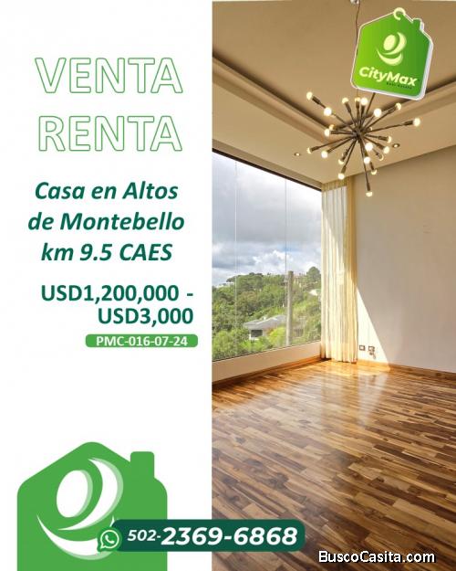 Casa VentaRenta en Altos de Montebello km. 9.5 CAES