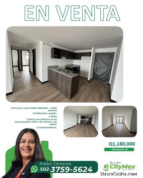 En venta Pent-House en zona 12, Ciudad Guatemala