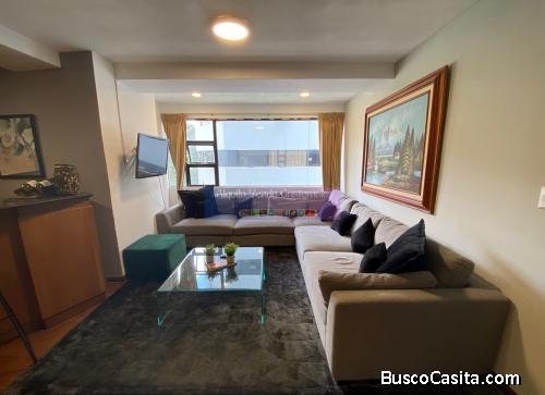 Apartamento Amoblado en Alquiler Zona 14, 2 Habitaciones, 117 m2, US$1,200