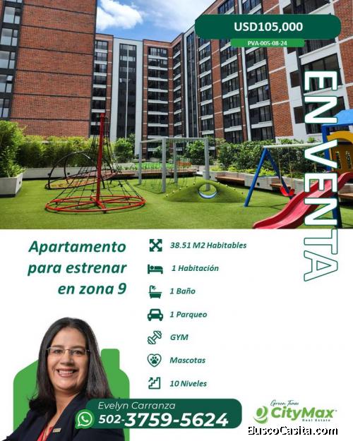 En Venta Apartamento en zona 9