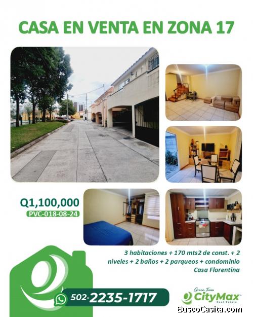 Venta de casa en zona 17 Casa Florentina