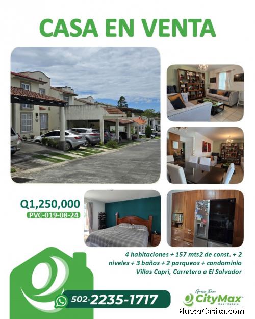 Venta de casa en condominio Residencial Villas Capri CAES