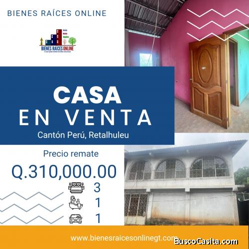 Ganga Casa en Venta Retalhuleu 