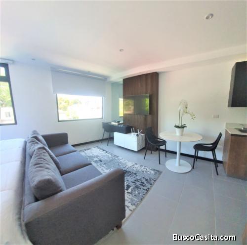 Apartamento en venta amueblado zona 14 de 1 habitación