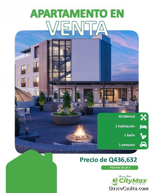 Apartamento de 1 habitación en venta en la Zona 5