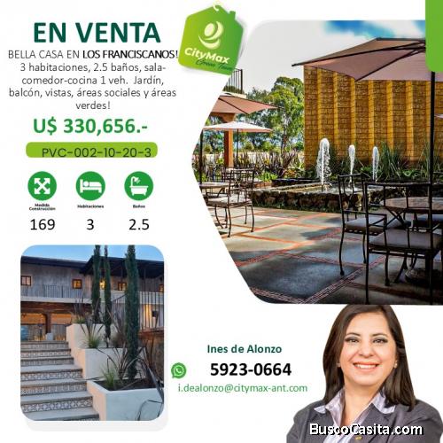 SE VENDE CASA GALA EN EXCLUSIVO RESIDENCIAL LOS FRANCISCANOS