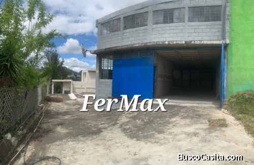 Vendo propiedad con BODEGA , a orilla de carretera al Atlántico km 13