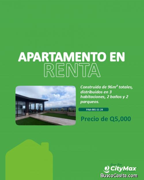 Apartamento en Renta en Nagano Guatemala