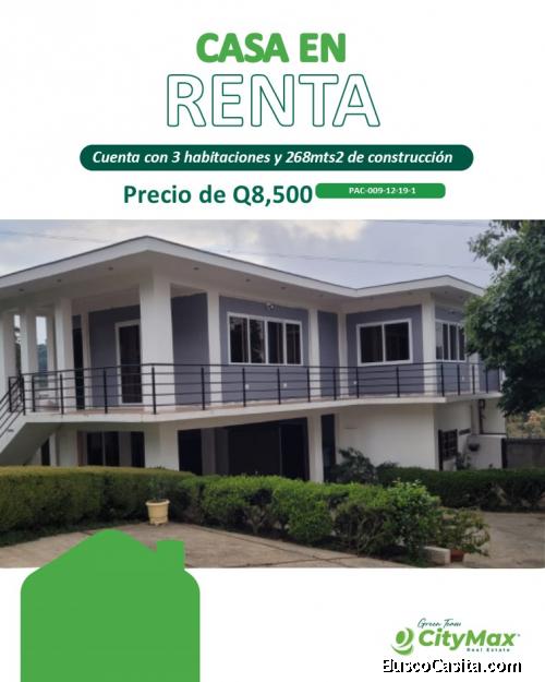  Hermosa Casa en Renta en Santa Catarina Pinula
