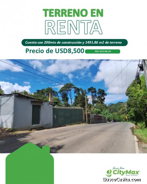 Terreno comercial en renta Carretera a Piedra Parada