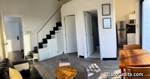 LOFT AMOBLADO EN RENTA EN ADAMANT STUDIO VISTA HERMOSA