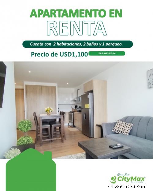 Apartamento Amueblado en Renta en Zona 15 