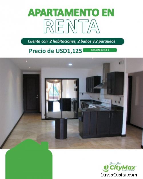 Apartamento en Renta en Edificio en Zona 15