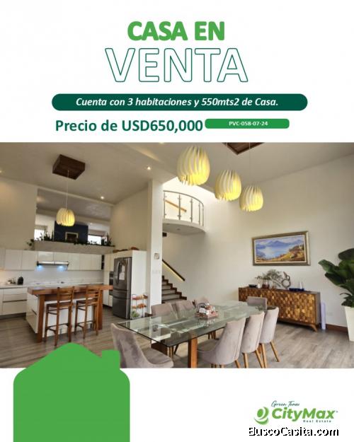 En Venta Casa en Zona 10 Guatemala