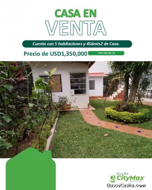 En Venta Casa en Sector Médico, Zona 10