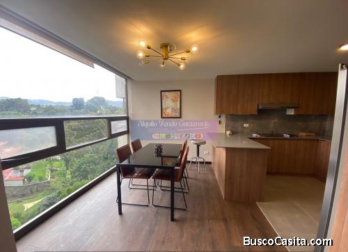 Apartamento Amoblado en Alquiler Zona 14, 2 Habitaciones, 103 m2, US$1,100