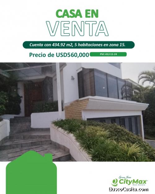 Casa en venta Zona 15 Ciudad de Guatemala